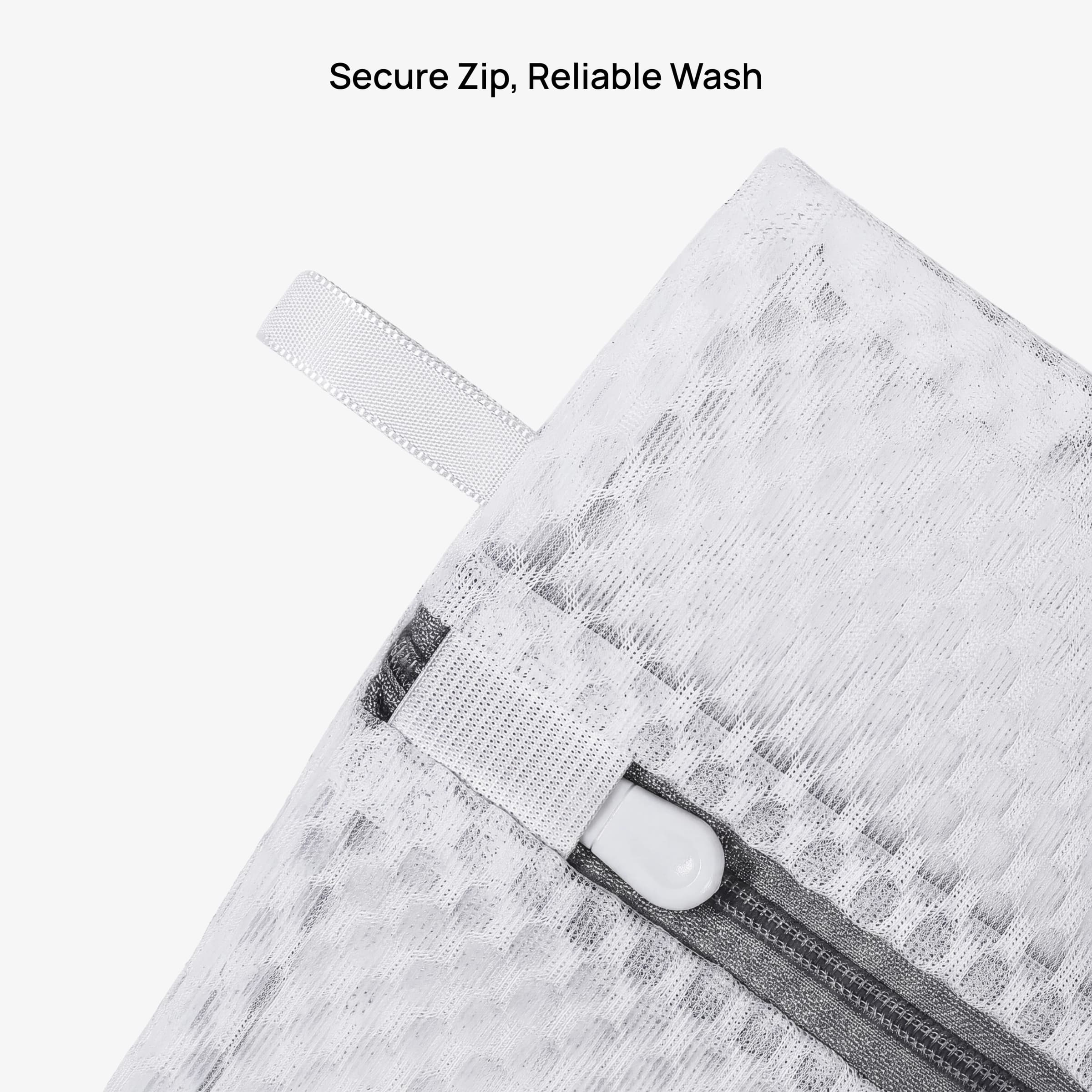Secure Zip listing module — zipper pull tucked into protective cover