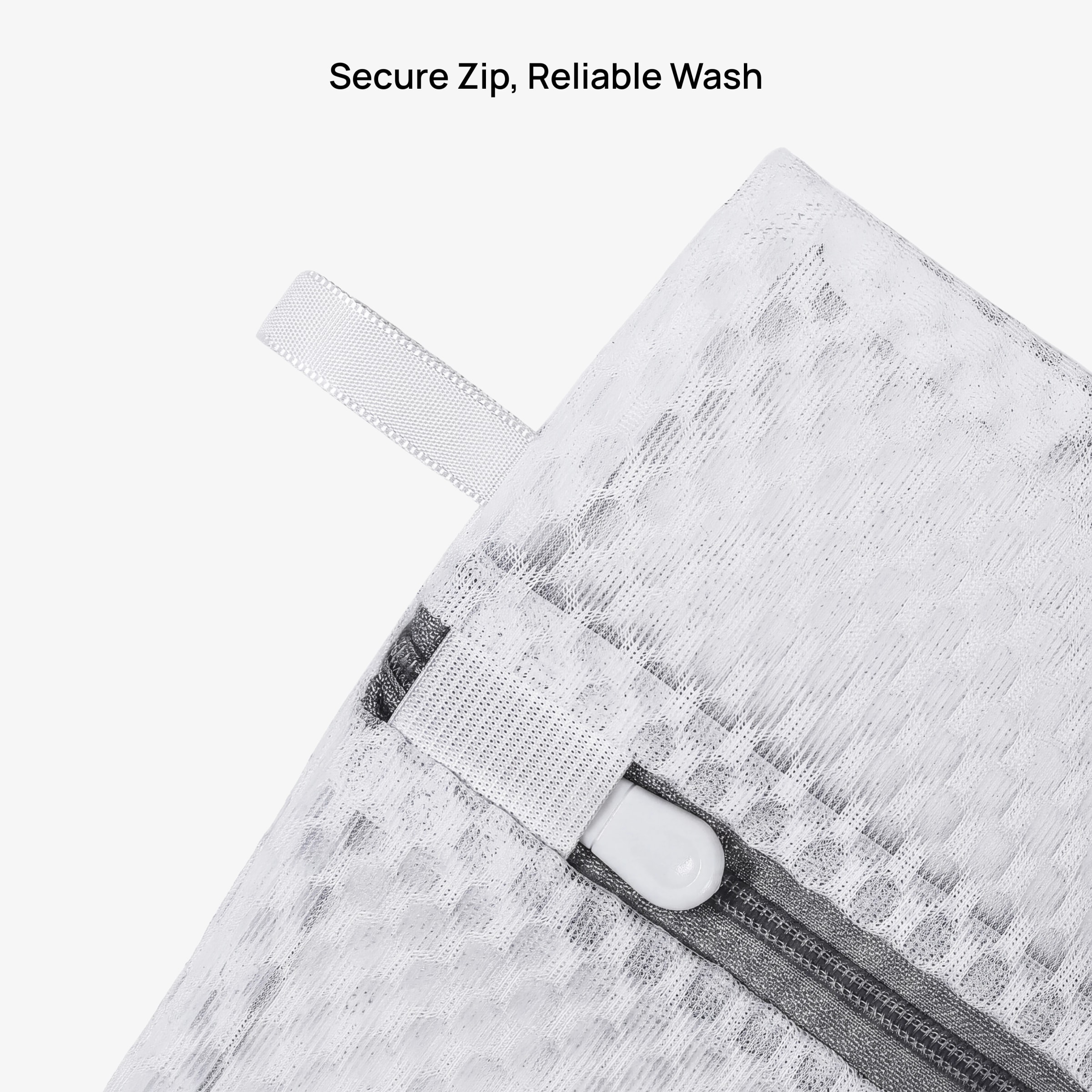 Secure Zip listing module — zipper pull tucked into protective cover