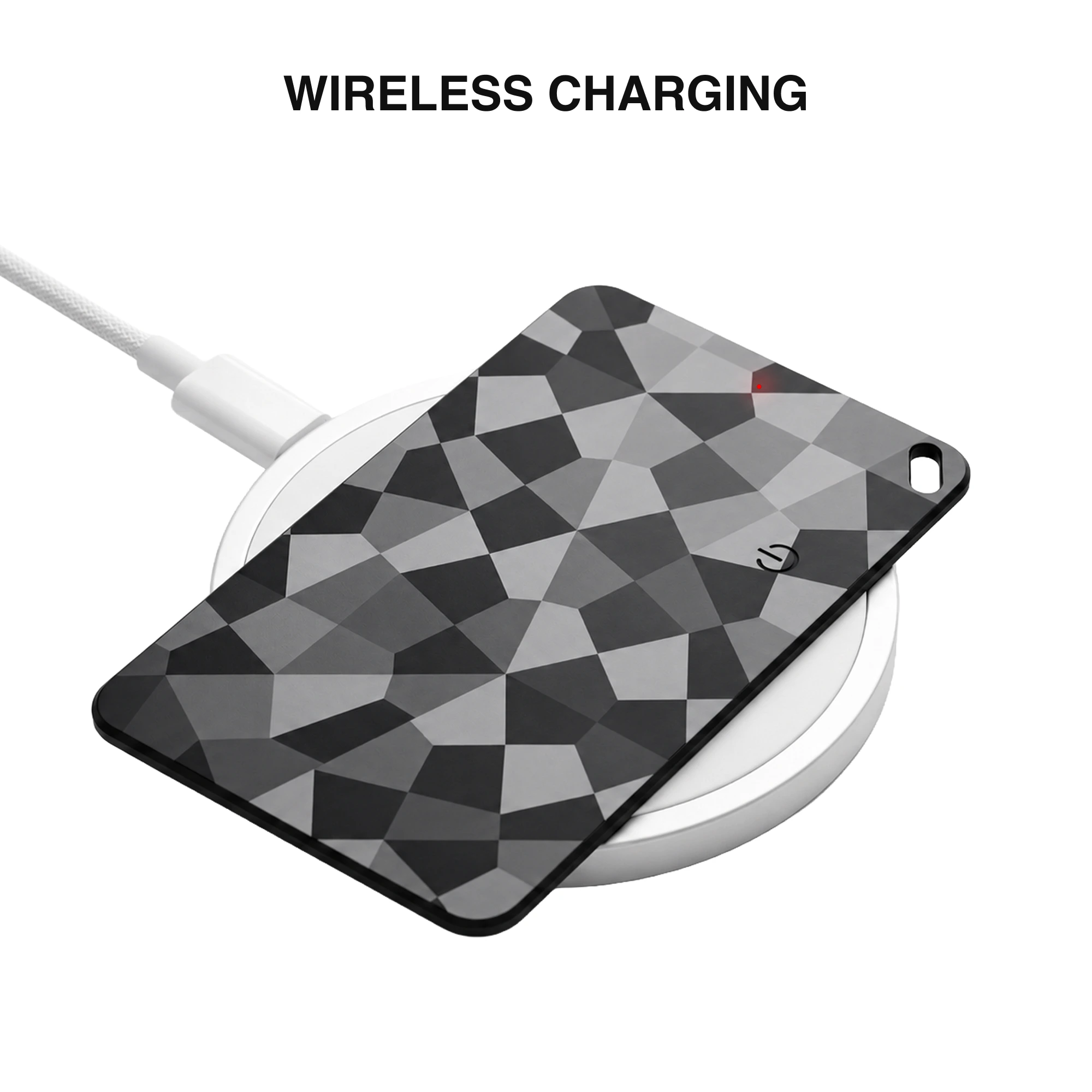 Wireless charging listing still on a charging pad