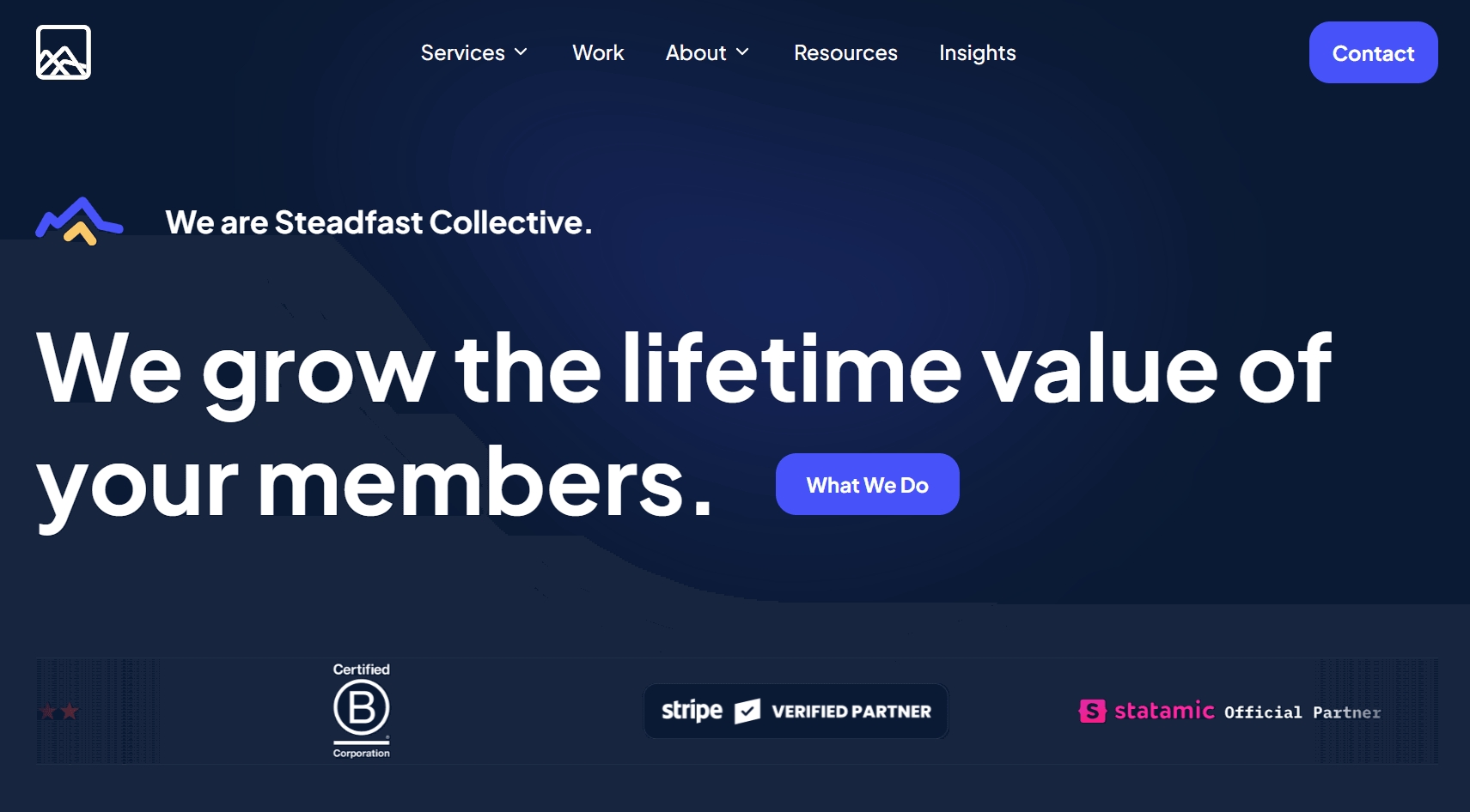 Steadfast Collective homepage
