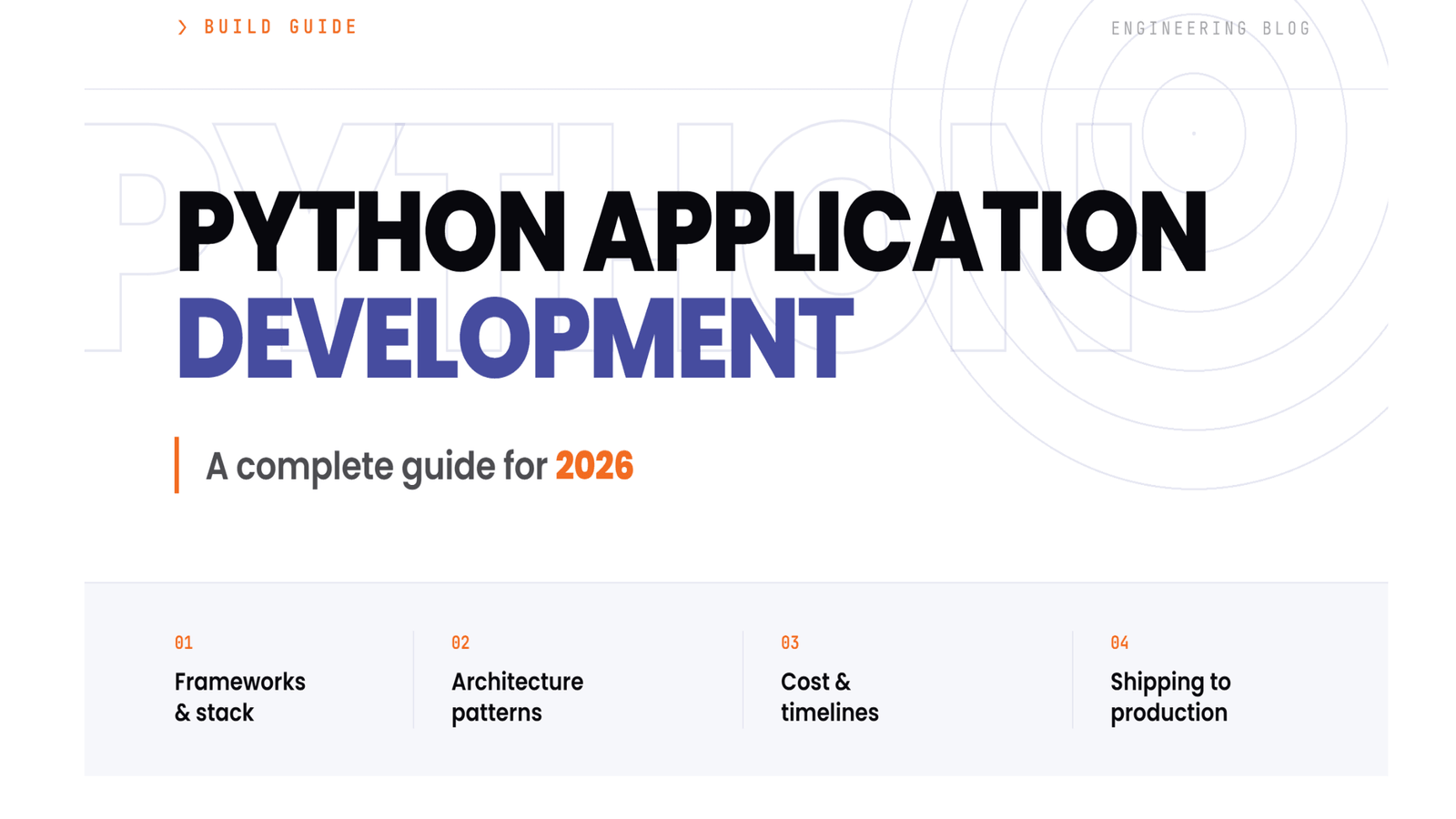 Python Application Development: A Complete Guide for 2026