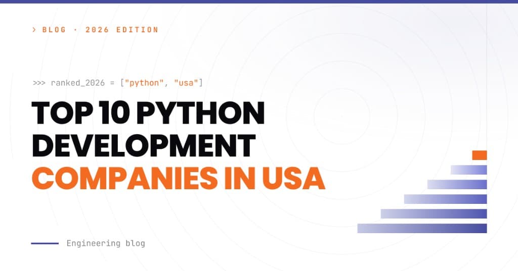 Compare the top 10 Python development companies in USA for 2026 on rates, ser... Top 10 Python Development Companies in USA (2026)