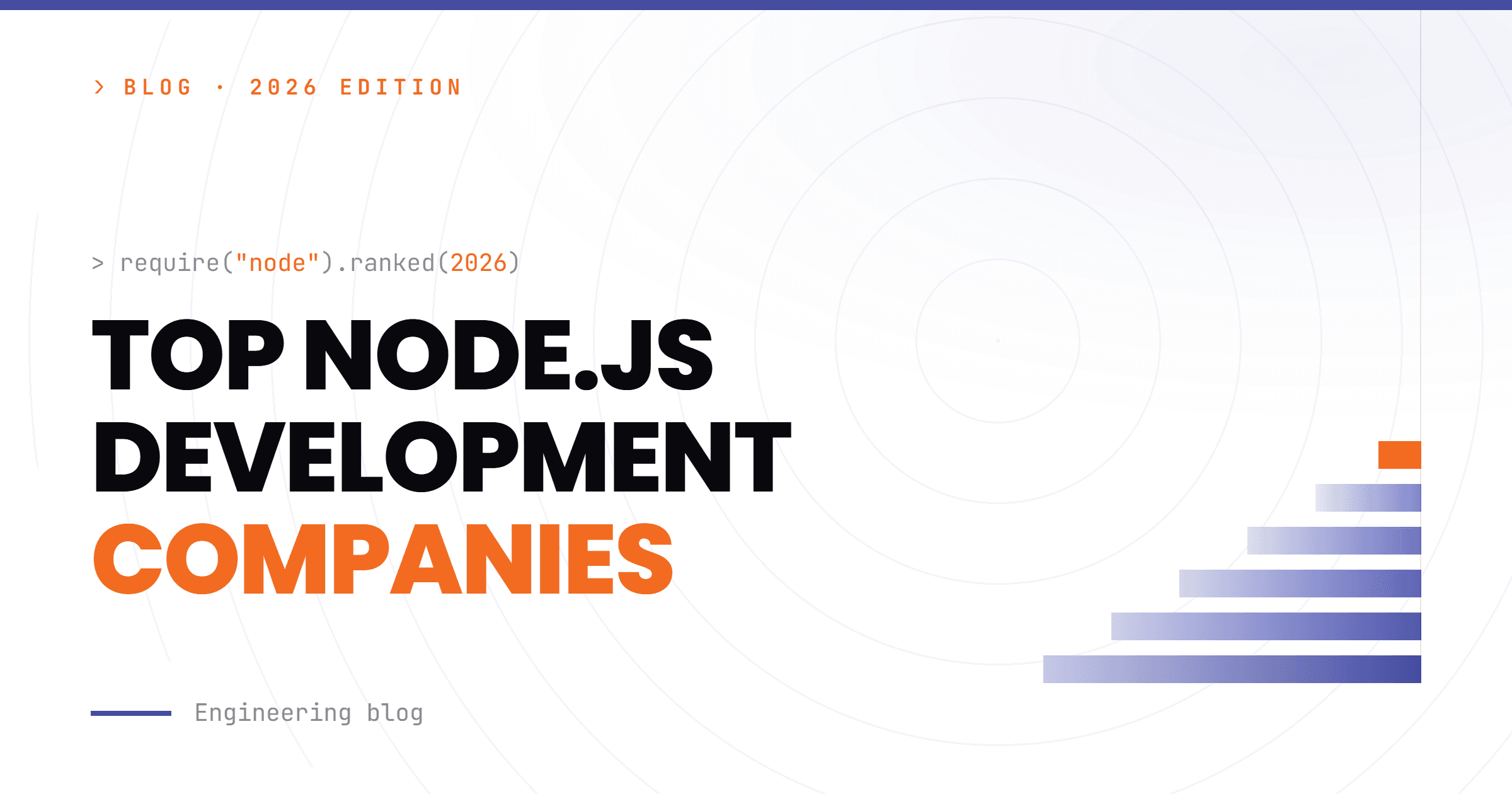 A vetted shortlist of the top Node.js development companies for 2026 — evalua... Top Node.js Development Companies (2026)