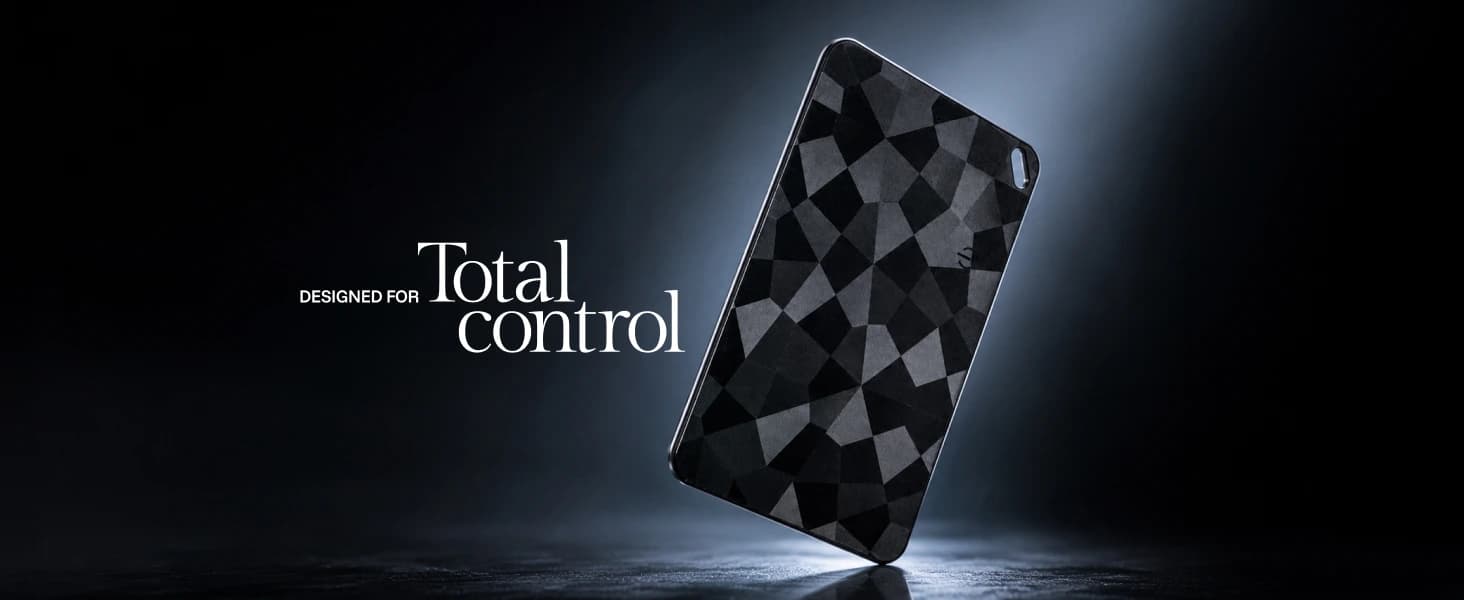 A+ desktop module — Designed for total control, cinematic product still