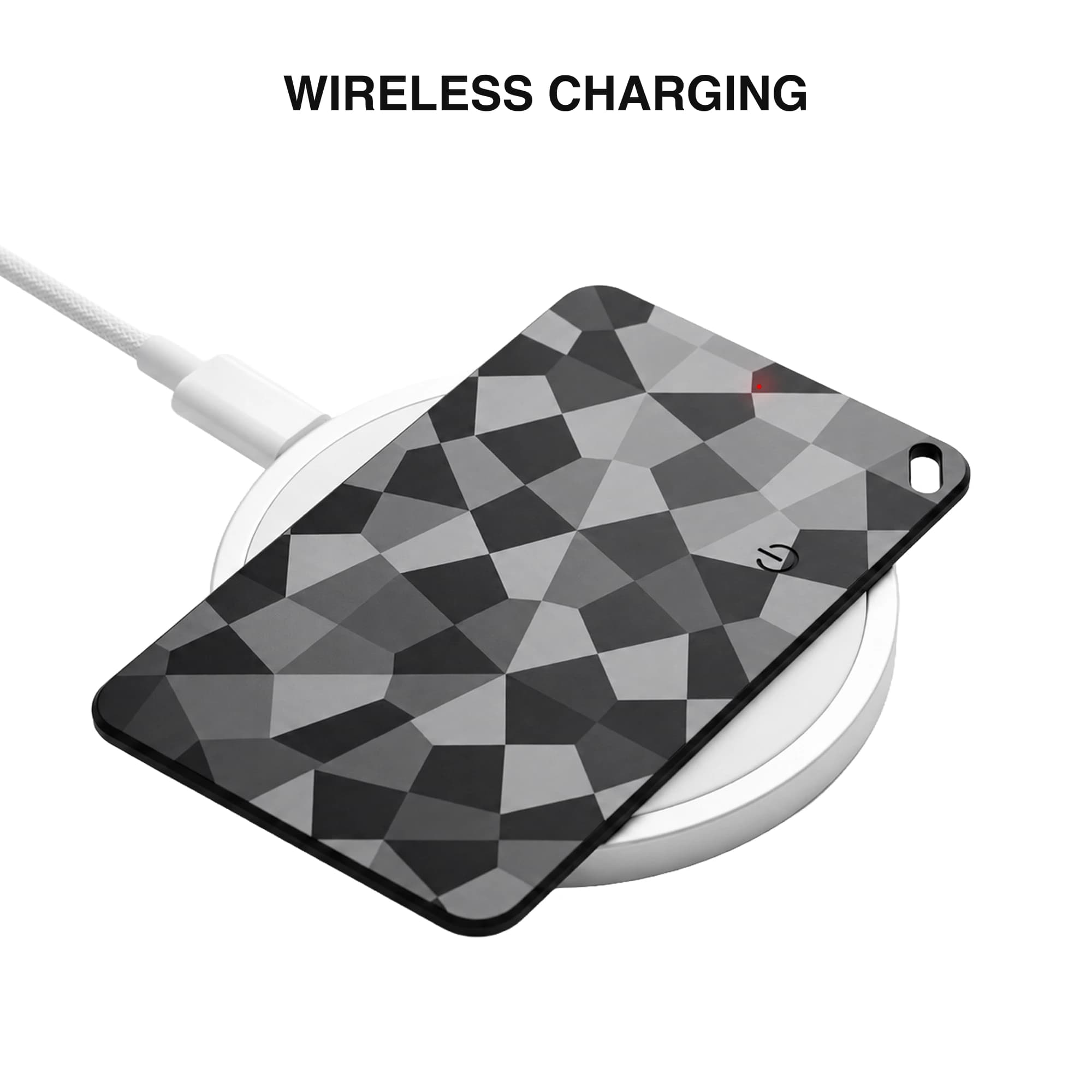 Wireless charging listing still on a charging pad
