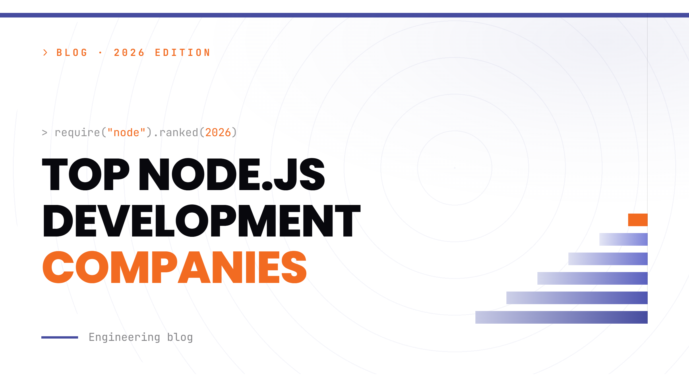 A vetted shortlist of the top Node.js development companies for 2026 — evalua... Top Node.js Development Companies (2026)